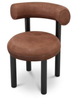 Muebles modernos personalizables, sillas de comedor de lujo para silla redonda, silla con respaldo redondo