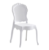 Silla de PP de resina apilable duradera de estilo europeo moderno de nuevo diseño para fiesta, boda, evento, silla de comedor, silla de jardín para eventos de comedor impermeable al aire libre