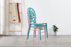 Silla plástica de los muebles Silla de bambú plástica modificada para requisitos particulares al aire libre del diverso color
