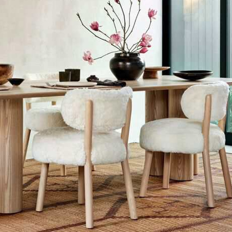 Mesa rectangular de madera