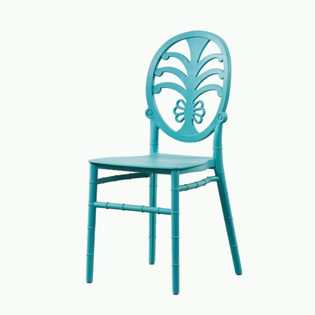 Silla plástica de los muebles Silla de bambú plástica modificada para requisitos particulares al aire libre del diverso color