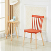 Sillas para bodas Muebles de comedor Silla Windsor de comedor de plástico moderno minimalista