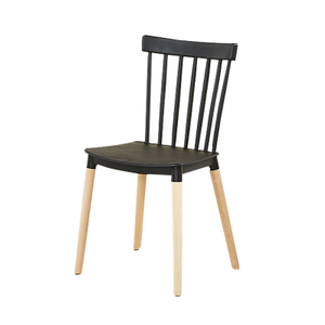 Sillas para bodas Muebles de comedor Silla Windsor de comedor de plástico moderno minimalista