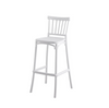 Muebles de restaurante populares, silla de comedor de resina, barra alta de plástico para exteriores, taburete de Bar de plástico, silla de Bar moderna para sala de estar