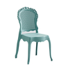Silla de PP de resina apilable duradera de estilo europeo moderno de nuevo diseño para fiesta, boda, evento, silla de comedor, silla de jardín para eventos de comedor impermeable al aire libre