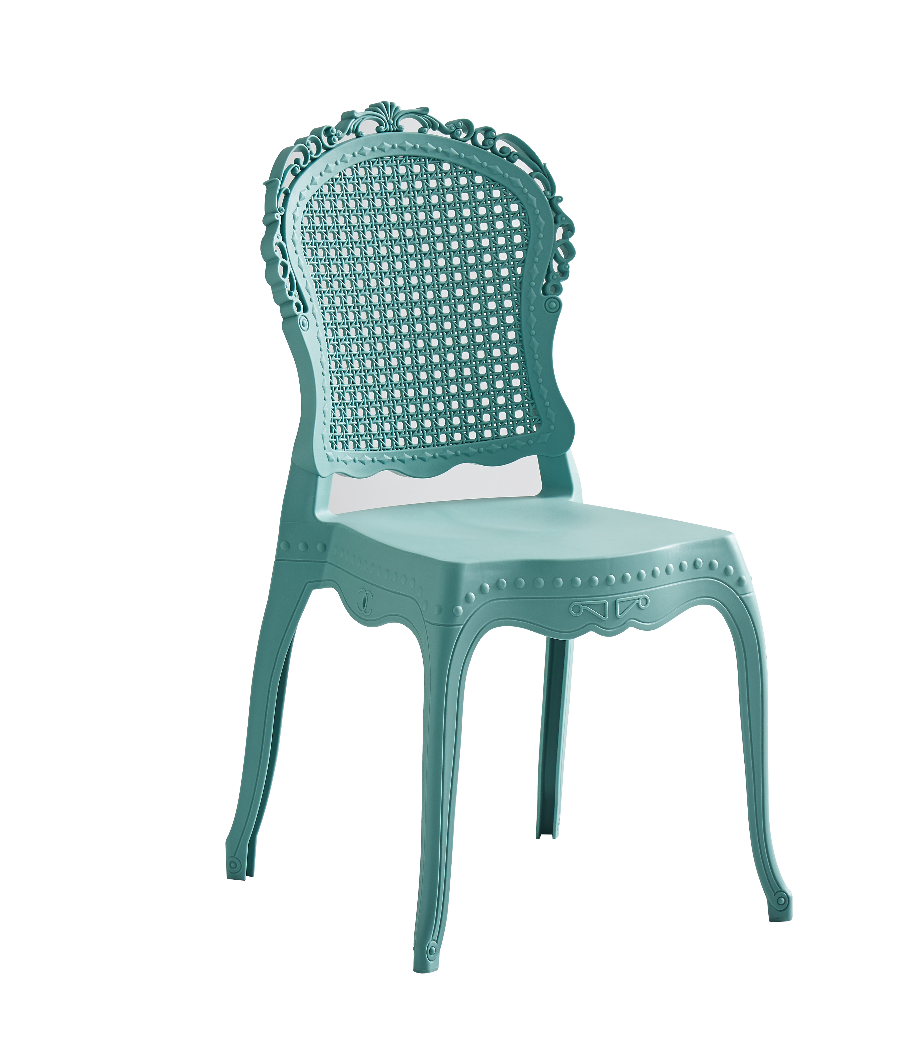 Silla de PP de resina apilable duradera de estilo europeo moderno de nuevo diseño para fiesta, boda, evento, silla de comedor, silla de jardín para eventos de comedor impermeable al aire libre