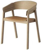 Silla de comedor de madera, silla cómoda y de ocio, silla de hueso con tenedor para familia y restaurante