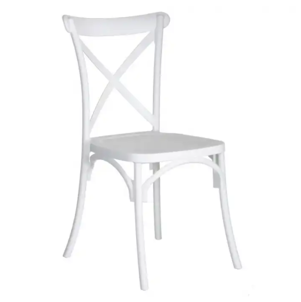 Silla con respaldo cruzado