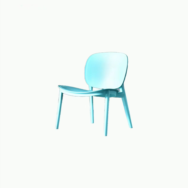 Sillas de café ahorradoras de espacio de mediados de siglo de alta calidad, silla de comedor de plástico para restaurante, sillón de concha