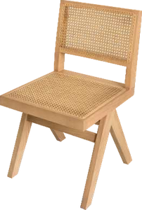 Silla de mimbre de madera para comedor, respaldo Vintage de lujo, silla de ocio, cafetería, tienda, silla de mimbre