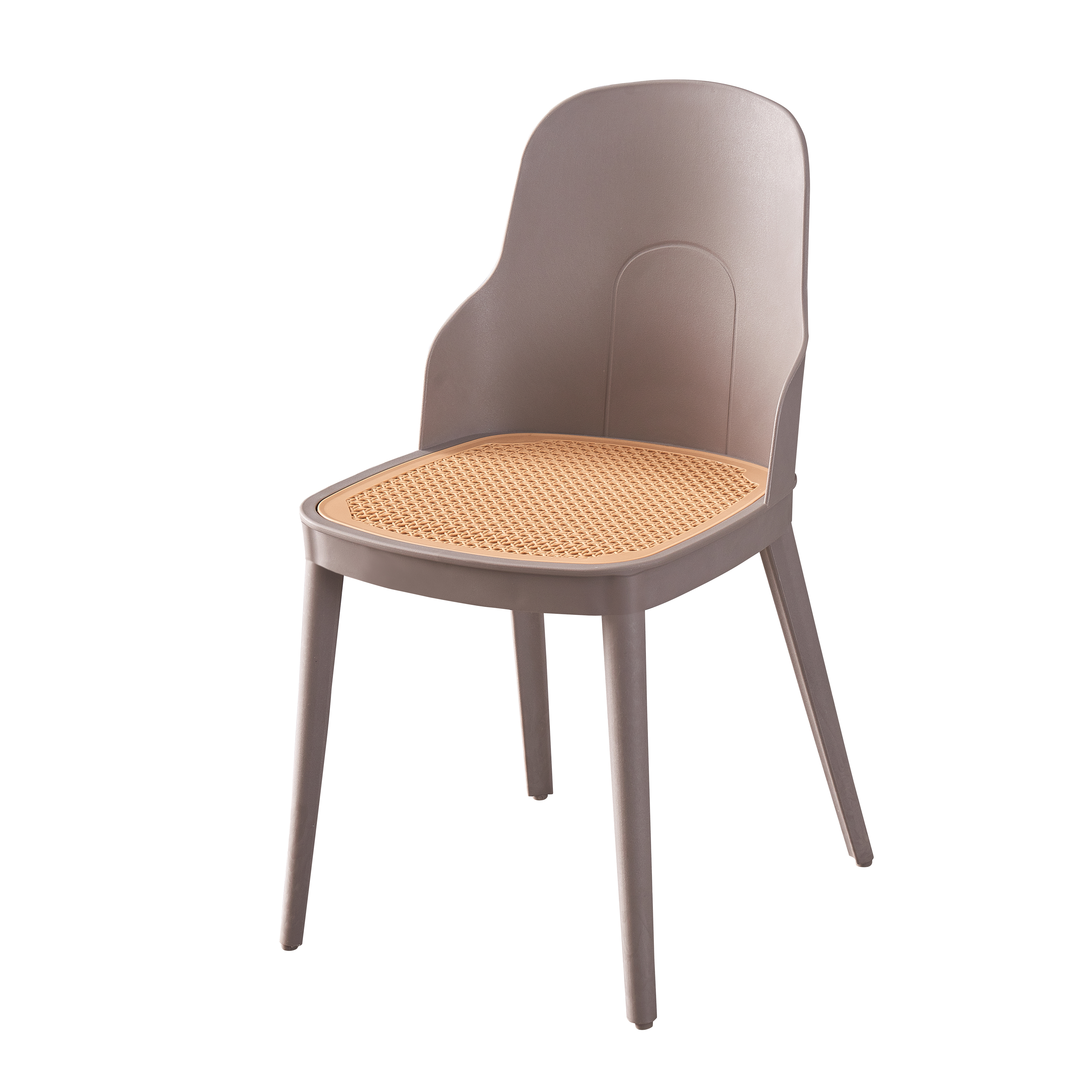 Silla de polietileno de mimbre Bon