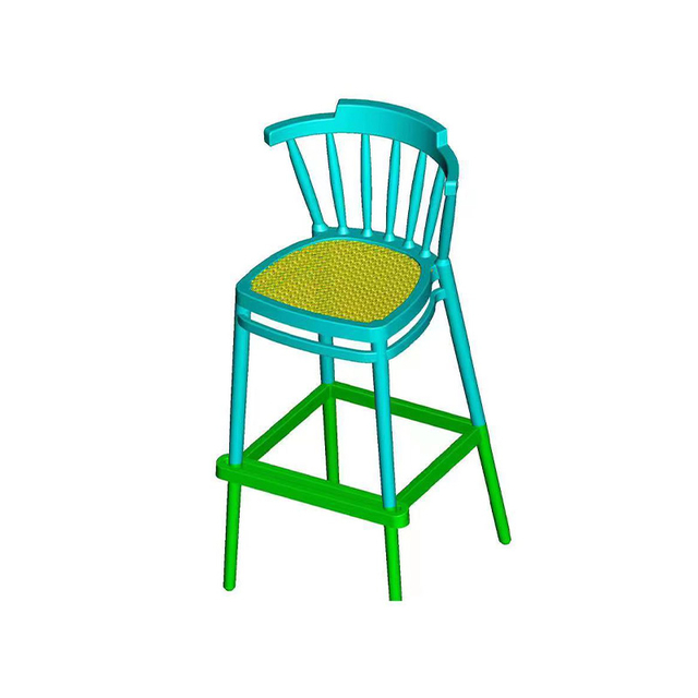 Taburete de bar de plástico apilable moderno, sillas para eventos, bodas, cocina, hogar, oficina, sala de estar, comedor, uso al aire libre
