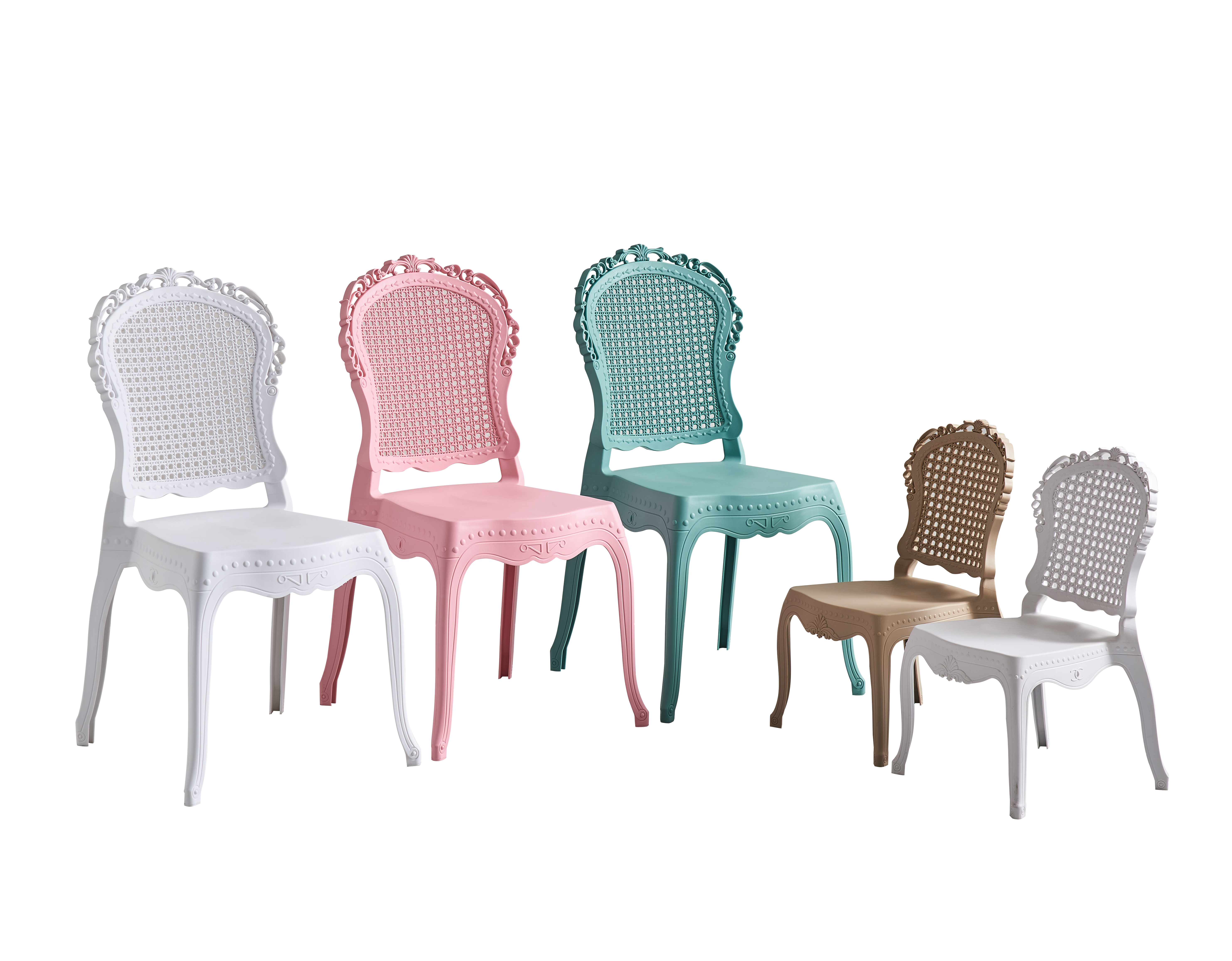 Silla de PP de resina apilable duradera de estilo europeo moderno de nuevo diseño para fiesta, boda, evento, silla de comedor, silla de jardín para eventos de comedor impermeable al aire libre