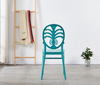 Silla plástica de los muebles Silla de bambú plástica modificada para requisitos particulares al aire libre del diverso color