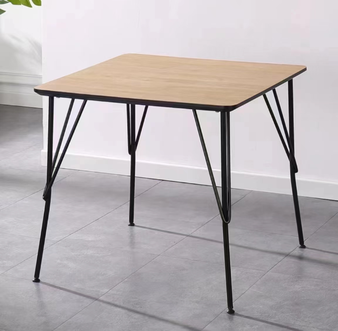 Escritorio de ordenador de madera maciza de arte del hierro, escritorio de trabajo Retro y minimalista para estudiantes, escritorio para aprender a escribir, mesa de comedor de unidad pequeña