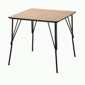 Escritorio de ordenador de madera maciza de arte del hierro, escritorio de trabajo Retro y minimalista para estudiantes, escritorio para aprender a escribir, mesa de comedor de unidad pequeña