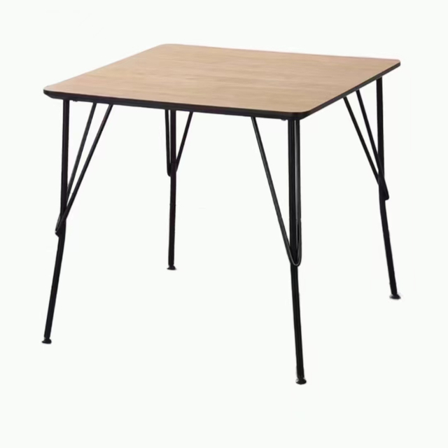 Escritorio de ordenador de madera maciza de arte del hierro, escritorio de trabajo Retro y minimalista para estudiantes, escritorio para aprender a escribir, mesa de comedor de unidad pequeña