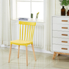 Sillas para bodas Muebles de comedor Silla Windsor de comedor de plástico moderno minimalista